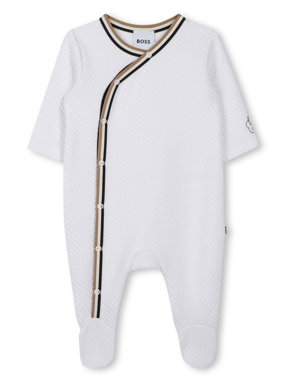 Quilted pajama set - White
