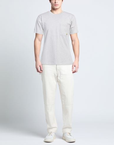 Man T-shirt Light grey