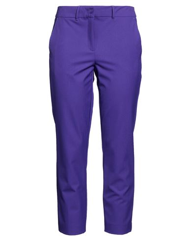 Woman Pants Purple Size 6 Polyester, Viscose, Elastane