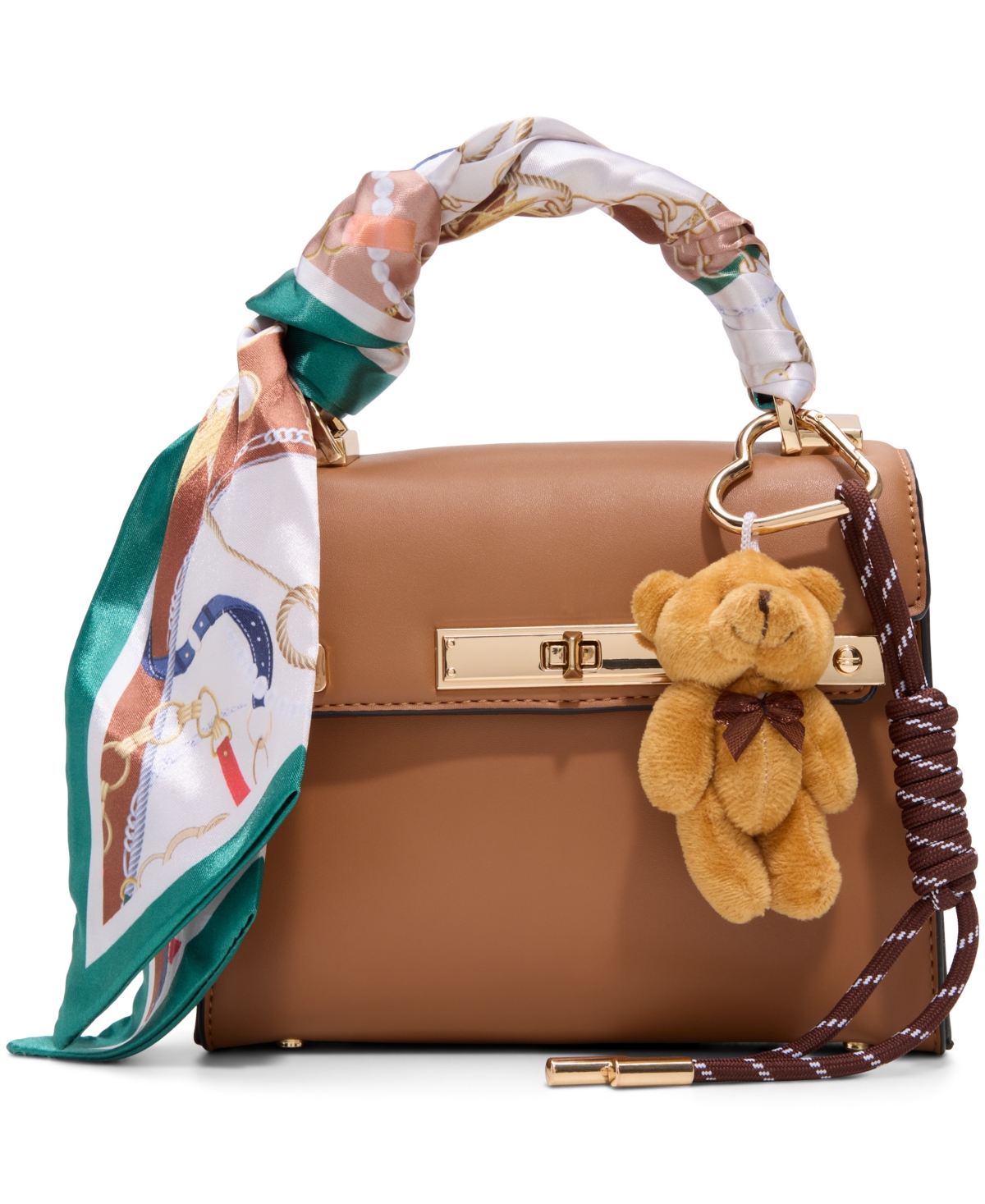 Larigodiaa Mini Top Handle Bag - Mix Mat Tan