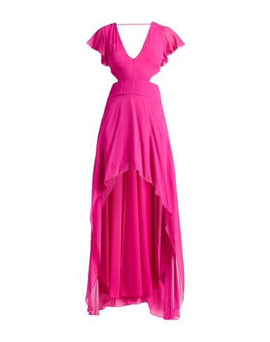 Woman Mini dress Magenta Size 10 Viscose