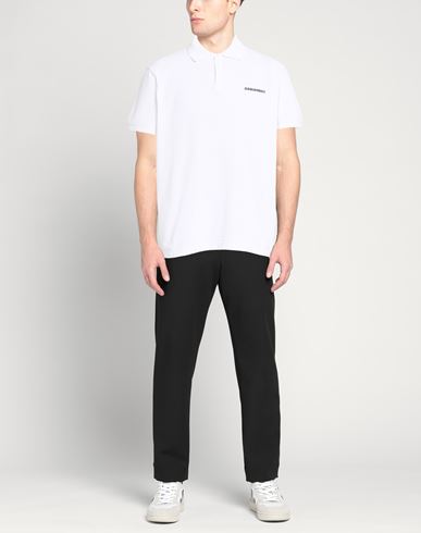 Man Polo shirt White Size XXL Cotton