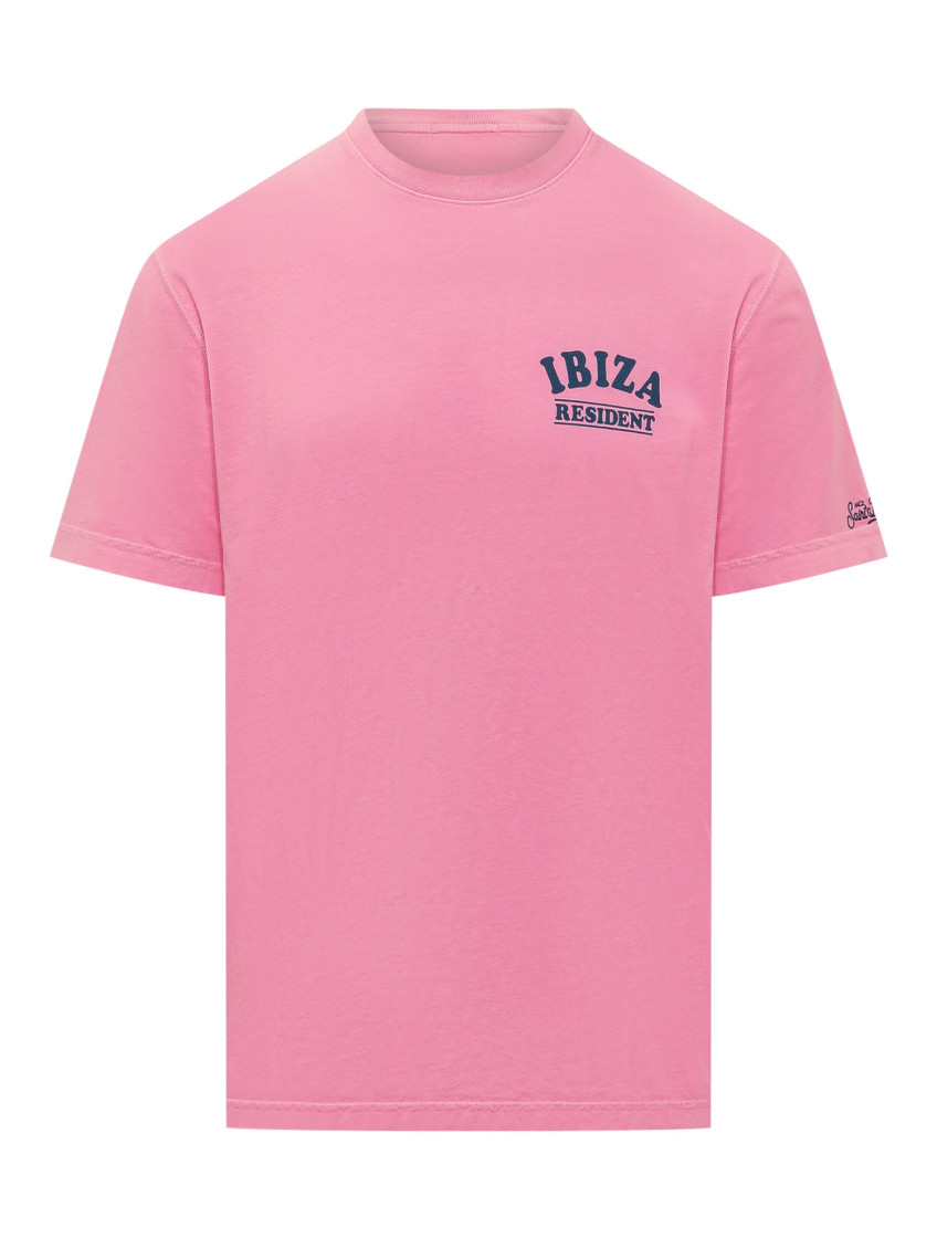 Pink Graphic Crew Neck T-Shirt