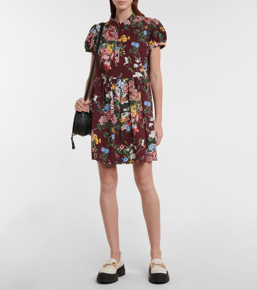 See By Chloé Floral cotton minidress