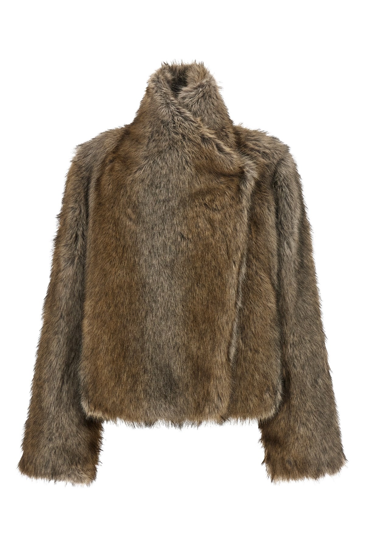 'Brigitte First' Eco-Fur Coat
