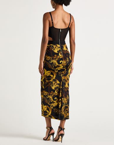Woman Midi dress Black Size 4 Viscose, Elastane