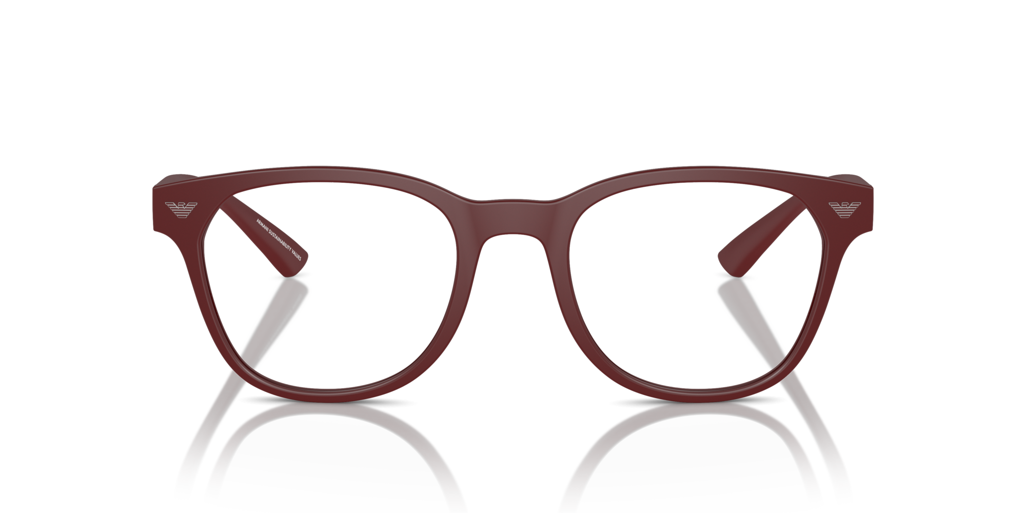Emporio Armani Man Emporio Armani EA3240U 6101 Optical frames Injected Red Transparent Pantos Norma