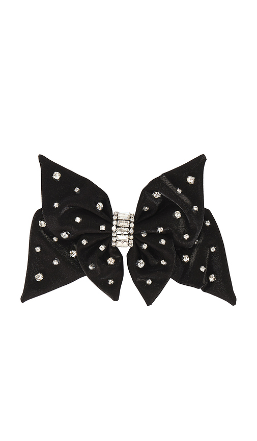 Lovers and Friends Crest Bow in Black