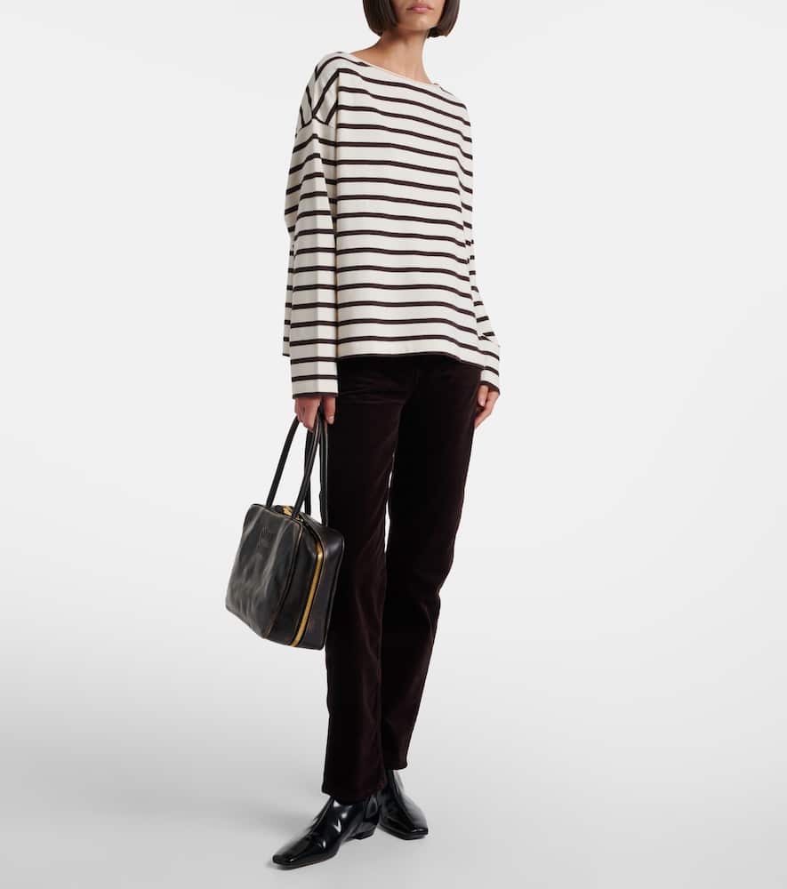 Striped cotton T-shirt