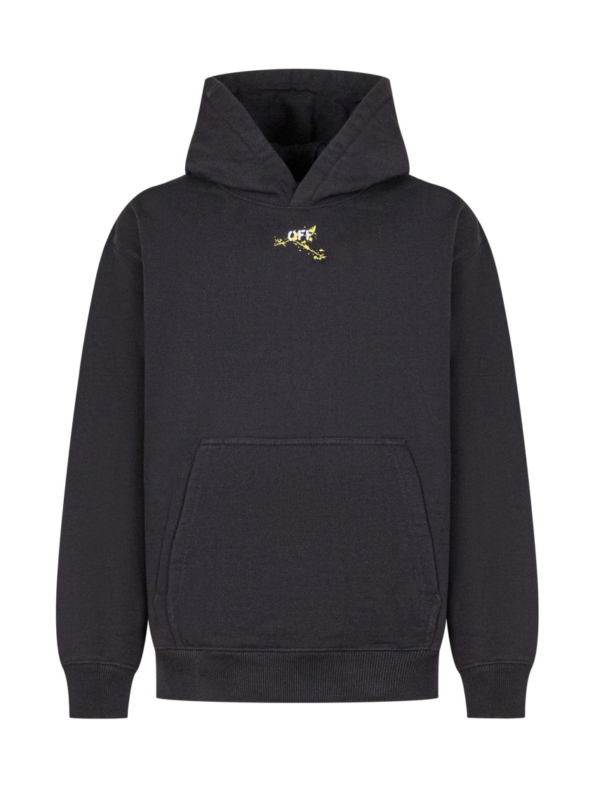 Black Graphic Hoodie