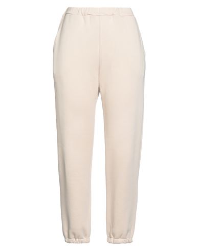 Woman Pants Beige Size S Cotton, Polyester