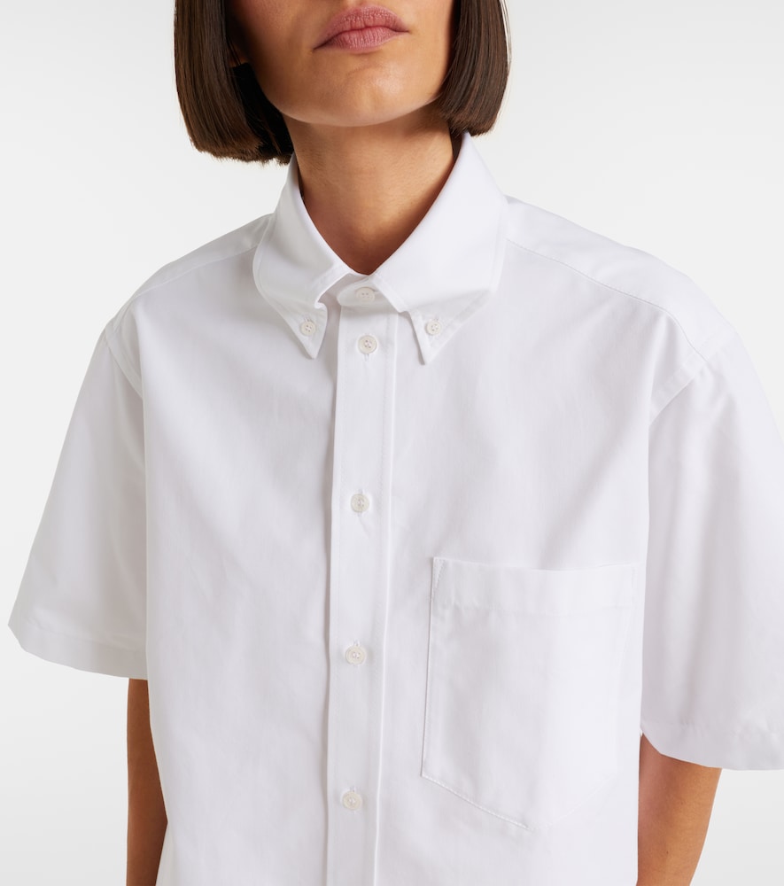 Oversized cotton shirt