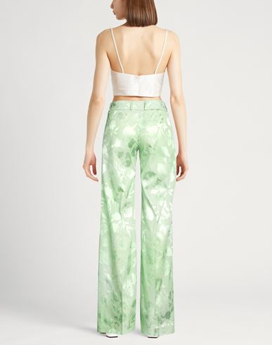 Woman Pants Light green Size 6 Viscose, Silk