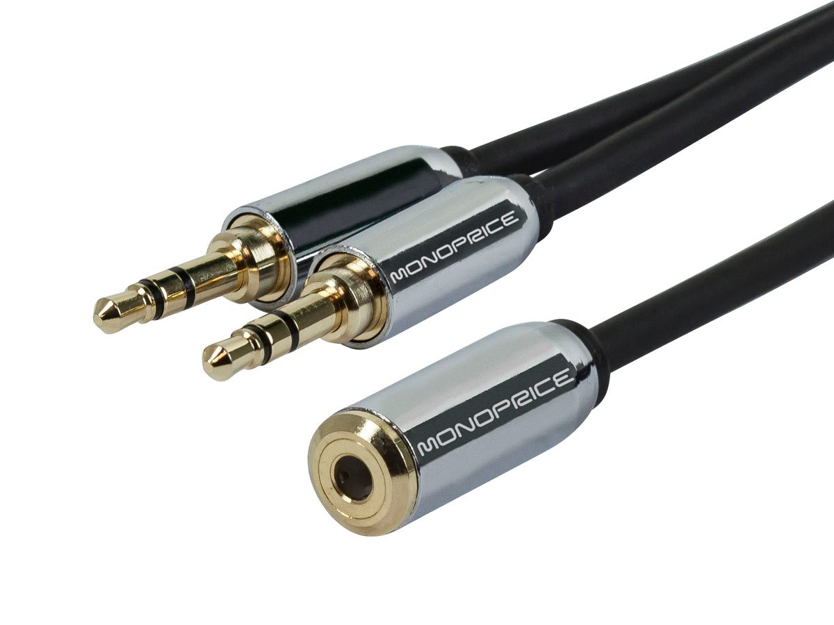 Designed for Mobile 6inch 3.5mm Stereo Jack Splitter