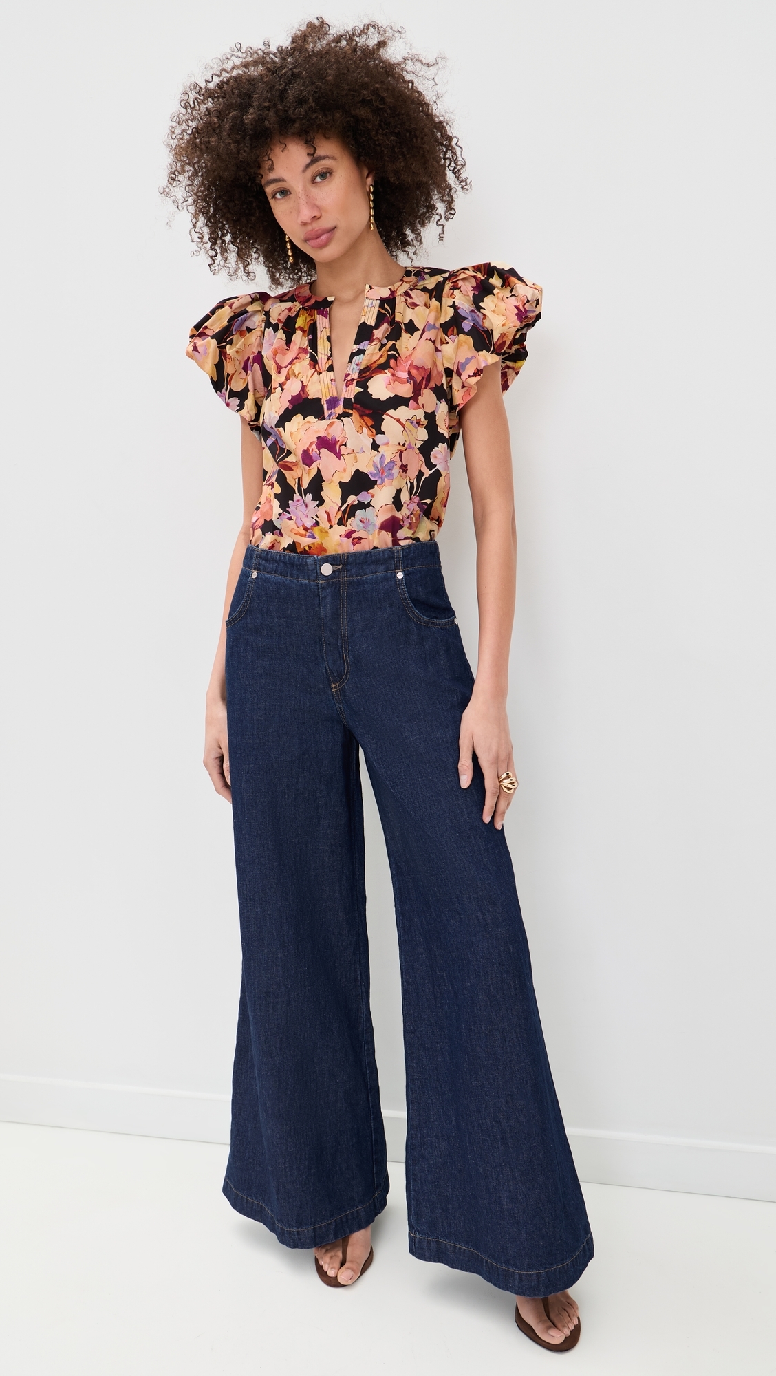 Abril Cotton Top Night Bloom