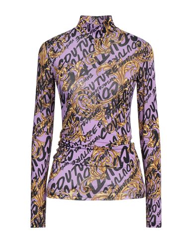 Versace Jeans Couture Woman Top Mauve Size 2 Viscose, Elastane