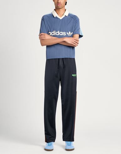 Man Pants Navy Size L Polyester, Cotton