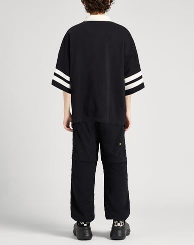 Man Polo shirt Black Size XL Cotton, Polyester