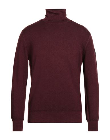 Paul & Shark Man Turtleneck Burgundy Size M Virgin Wool