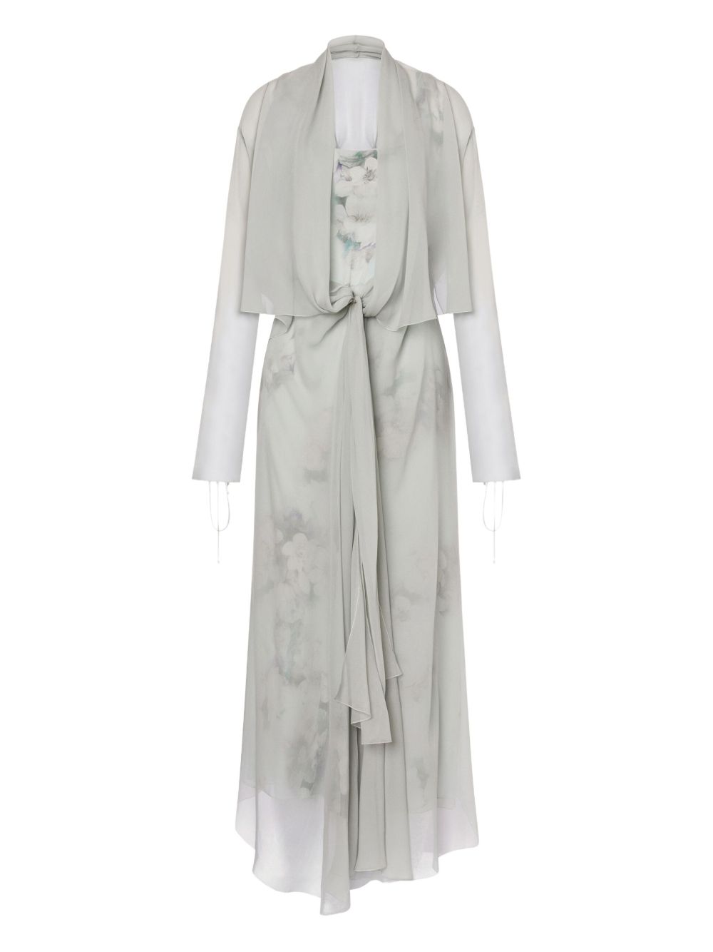 Silk dress - Grey