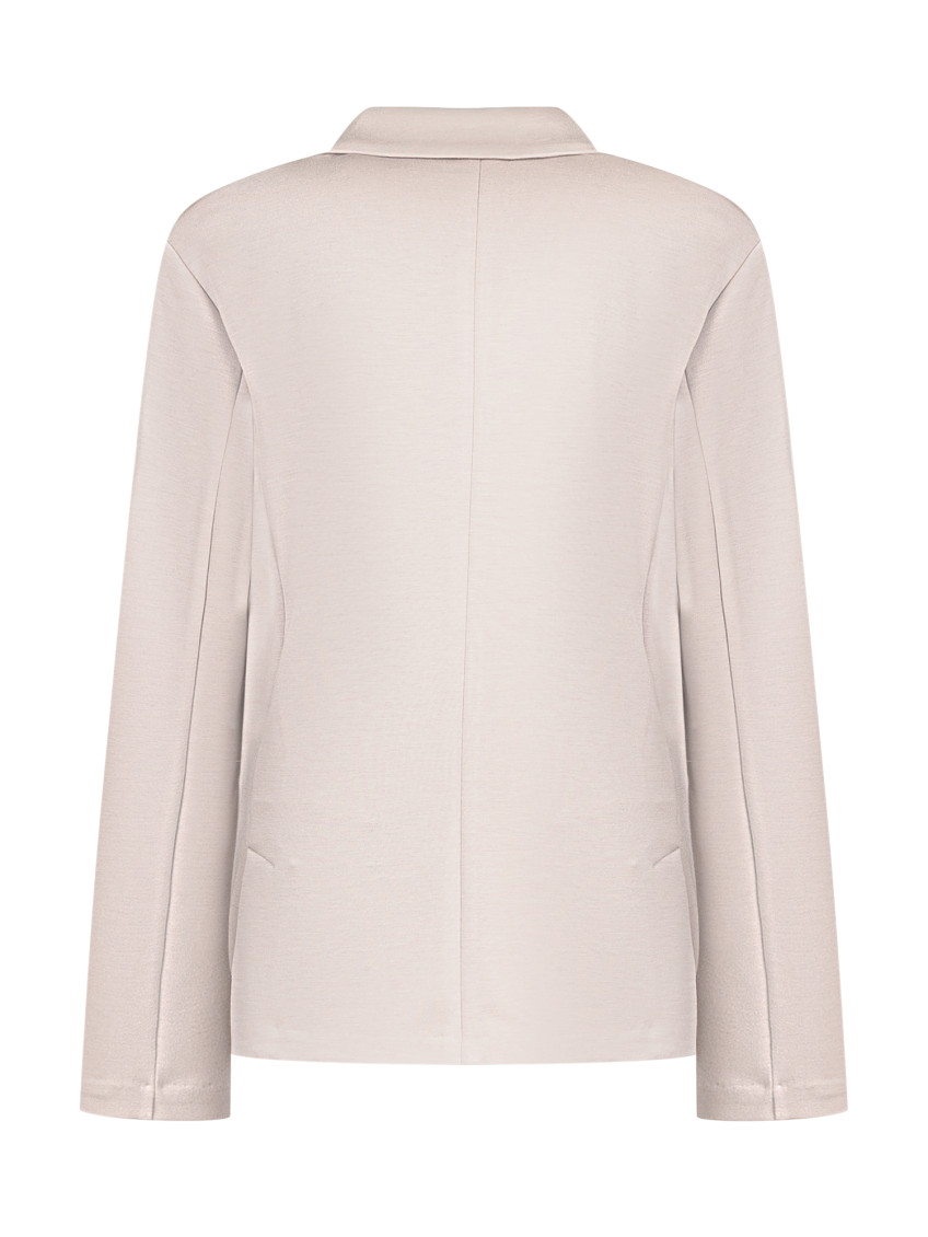 Kids Beige Solid Blazer