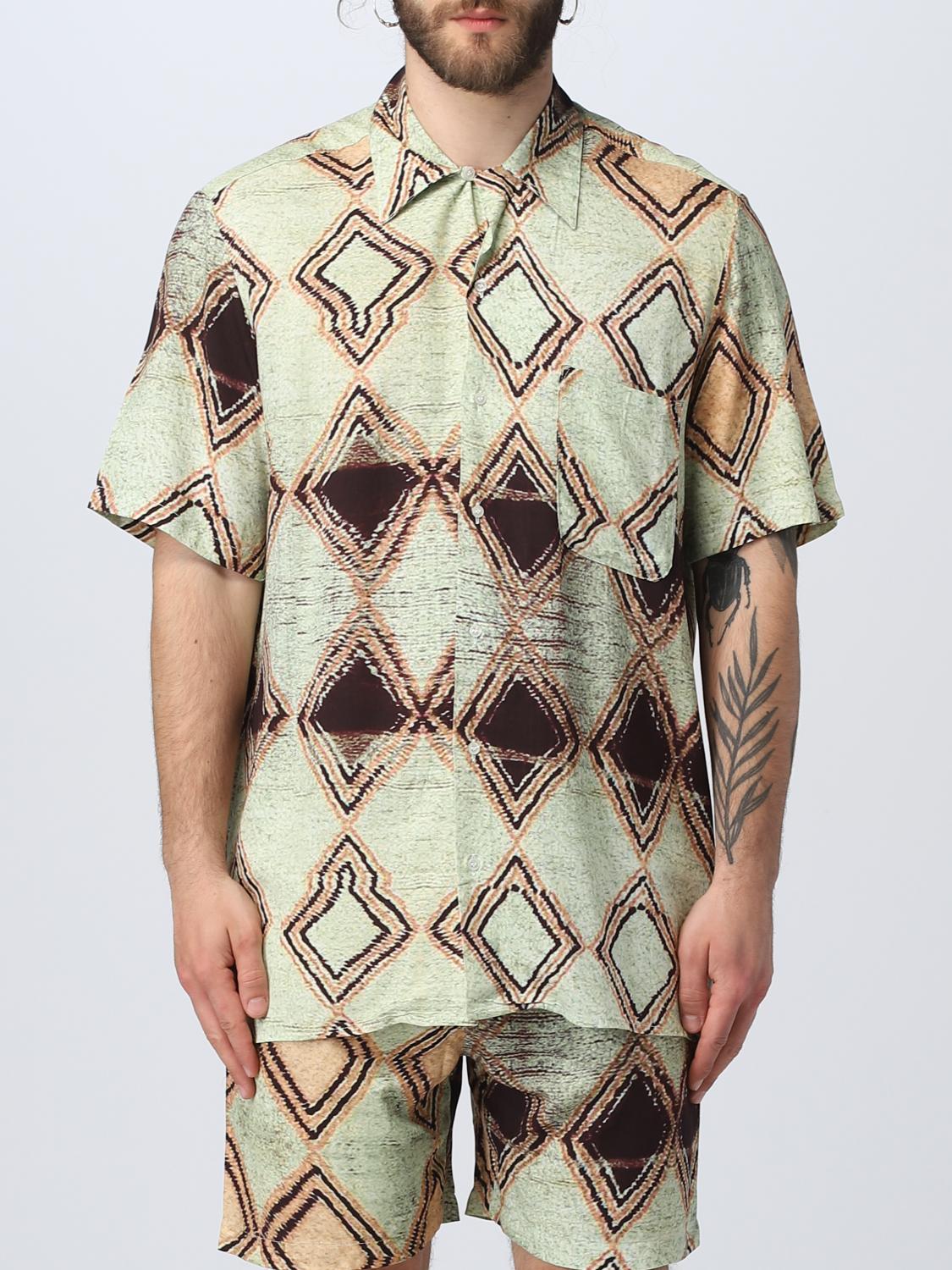 Shirt Men color Green