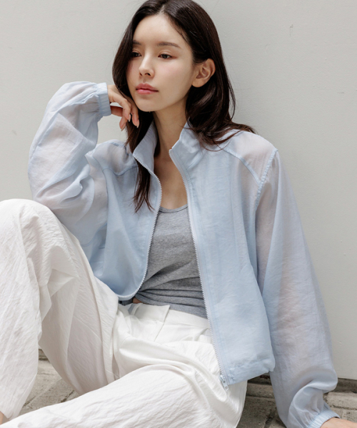 Brunz Tencel Sheer Windbreaker Jumper_F6H296JP