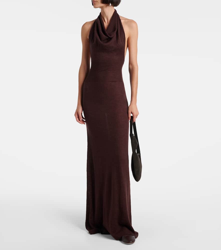 Reed halterneck maxi dress