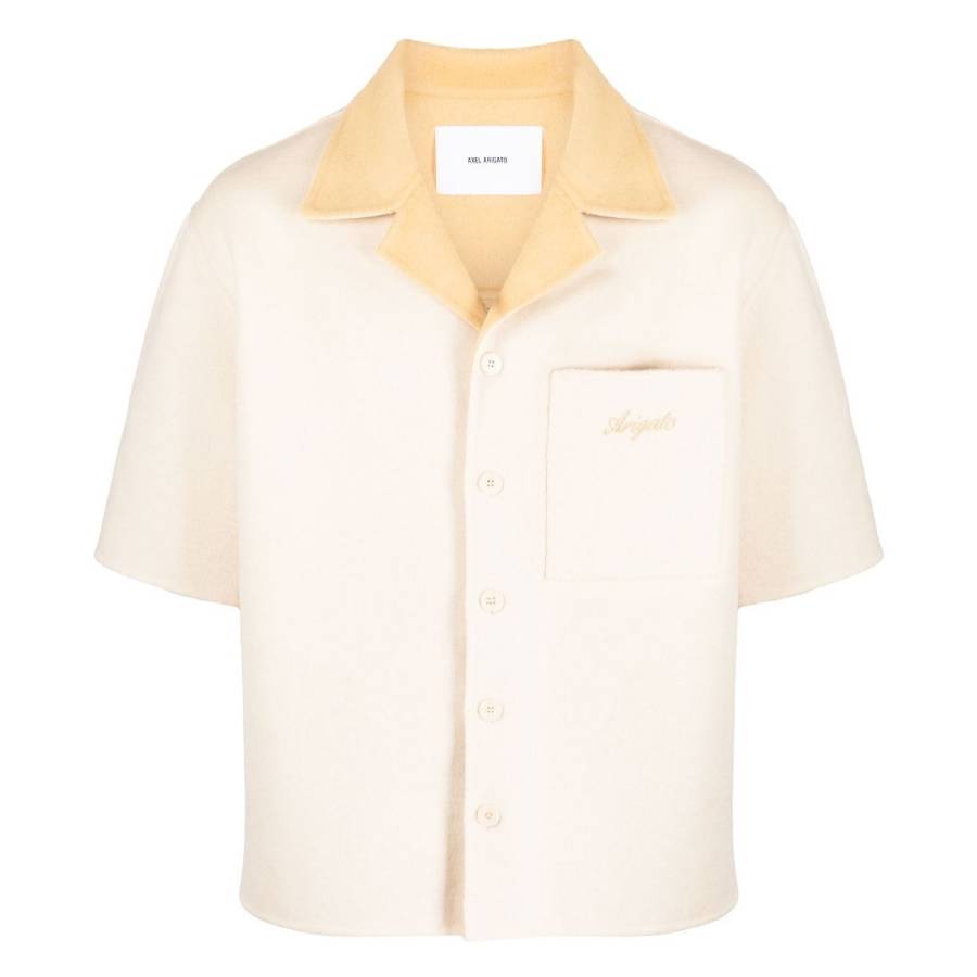 Double-Faced Wool-Blend Holiday Shirt