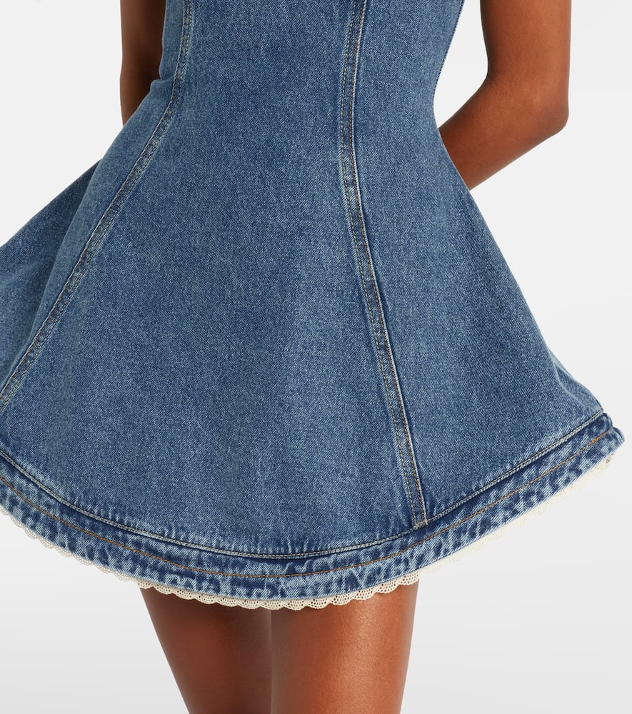 Denim bustier dress