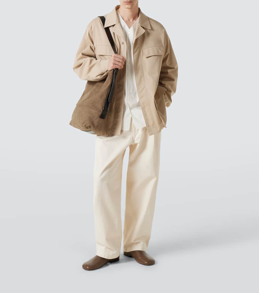 Cotton twill overshirt