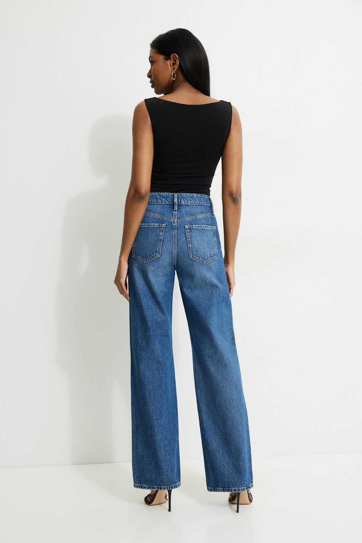 Heidi High Rise Wide Leg Jeans