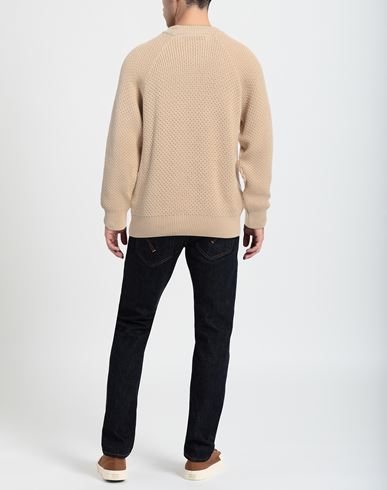 Garment Workshop Man Sweater Sand Size XXL Cotton