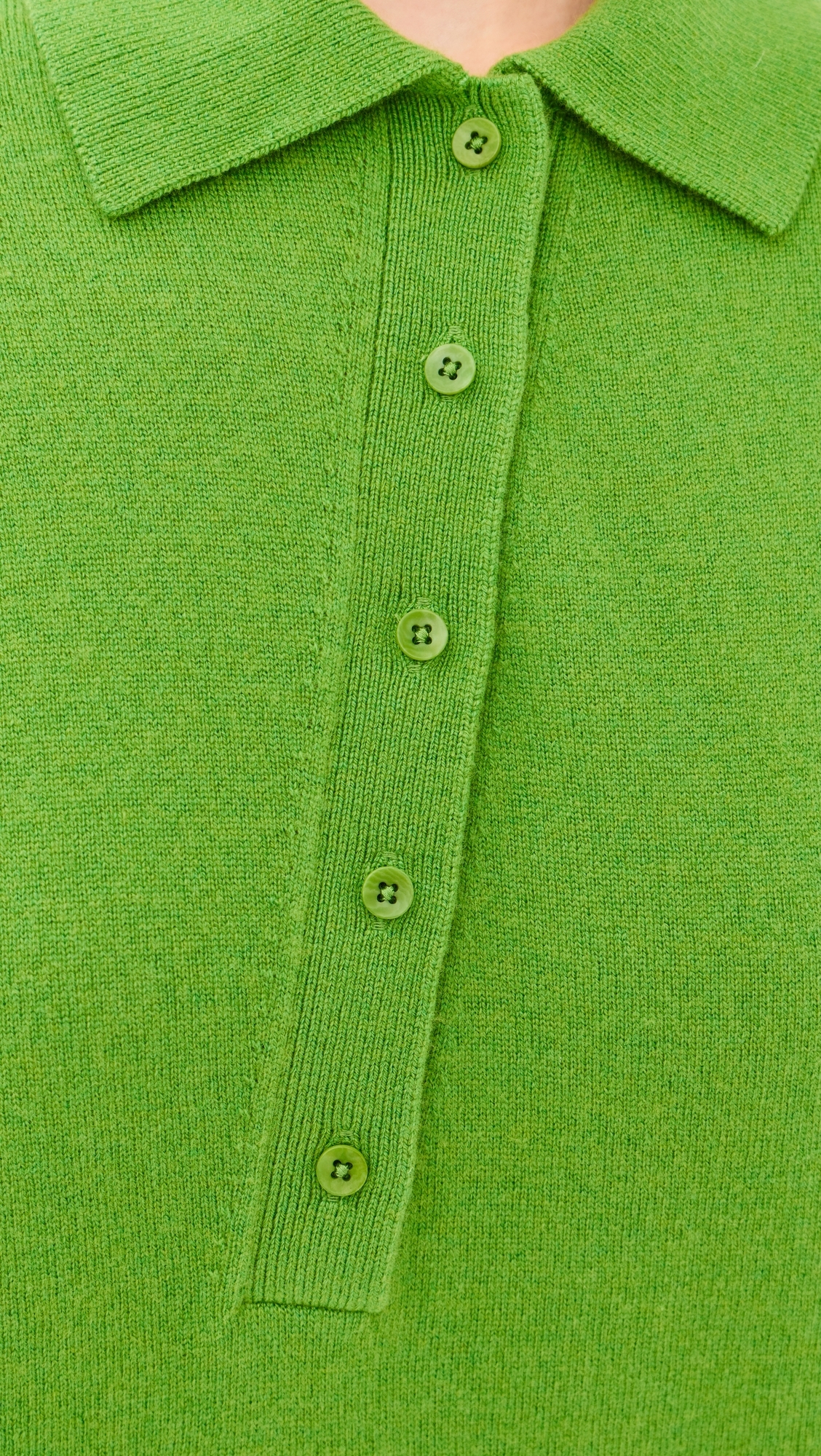 Oversized Easy Tee Polo Avocado