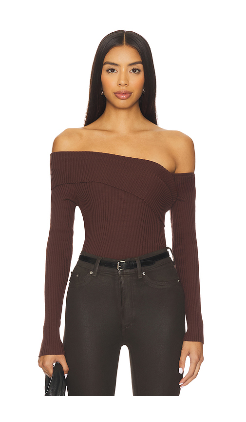 ASTR the Label Daniella Sweater in Brown. XL also in L, M