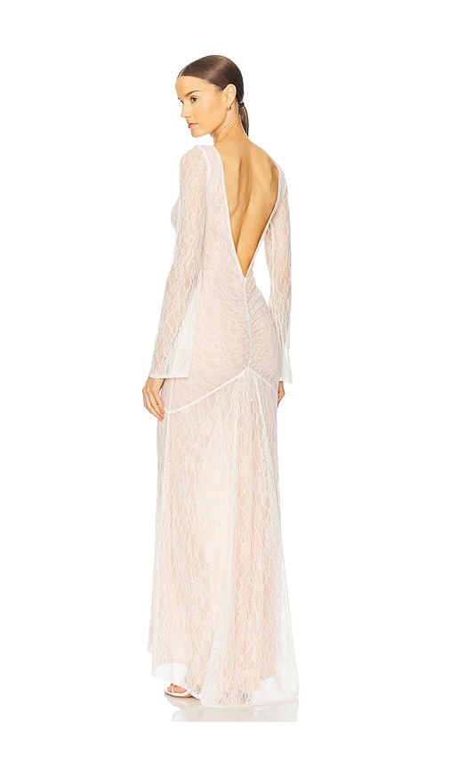 Stone Cold Fox x REVOLVE Luna Gown in White.  XS. Also in M