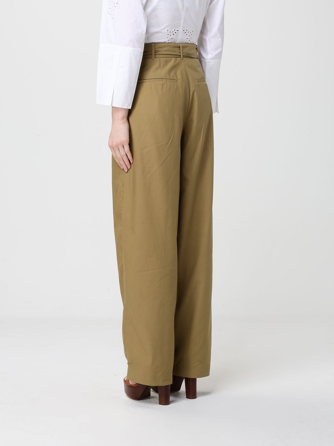 Pants Woman color Sand