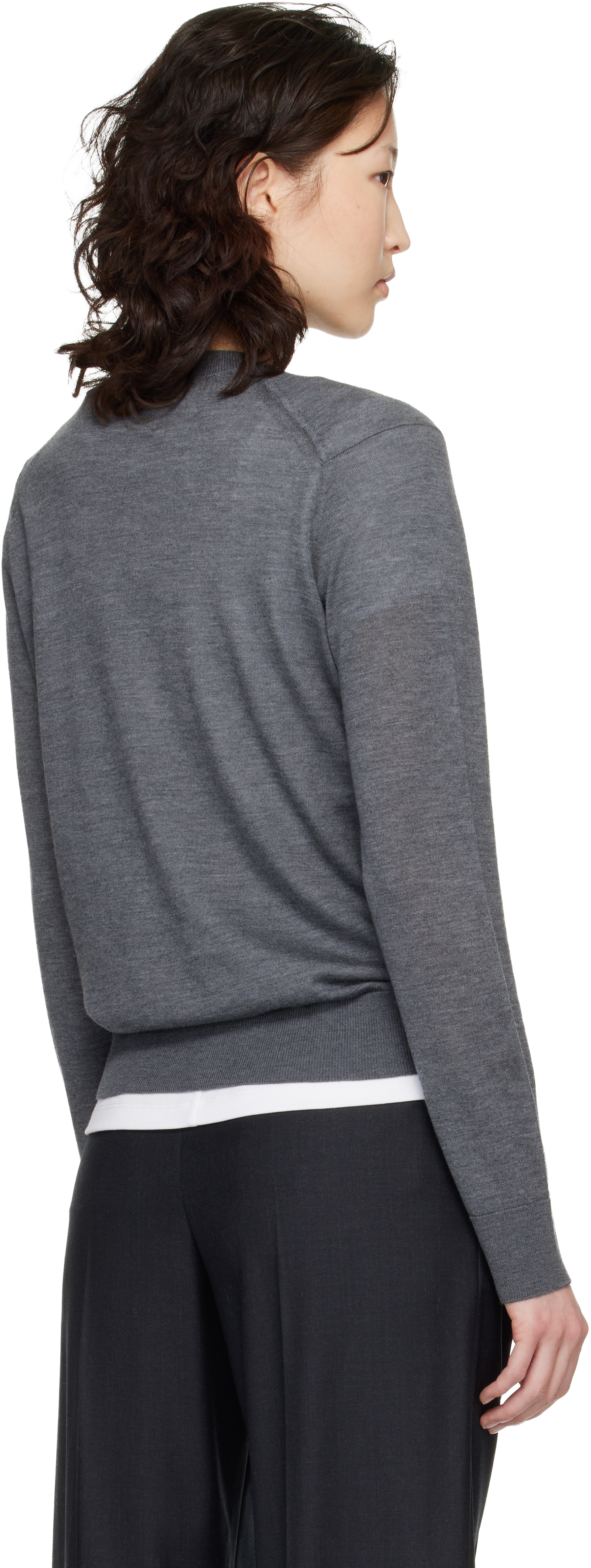 Gray Ditto Fluid Sweater