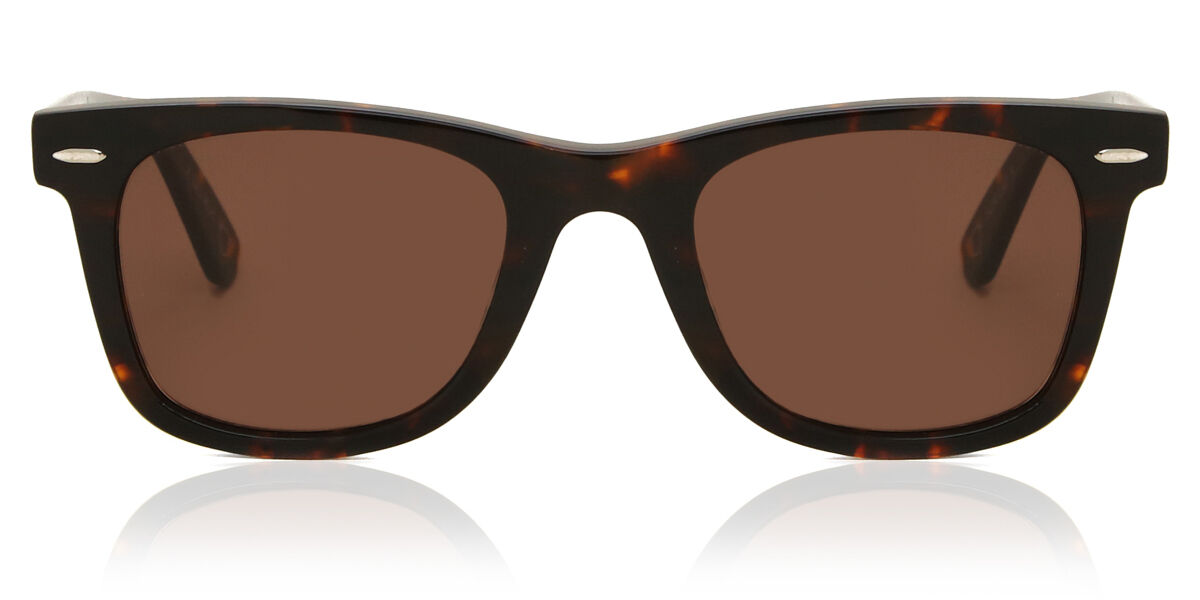 Square Full Rim Plastic Men's Prescription Sunglasses Tortoiseshell Size 50 - SmartBuy Collection