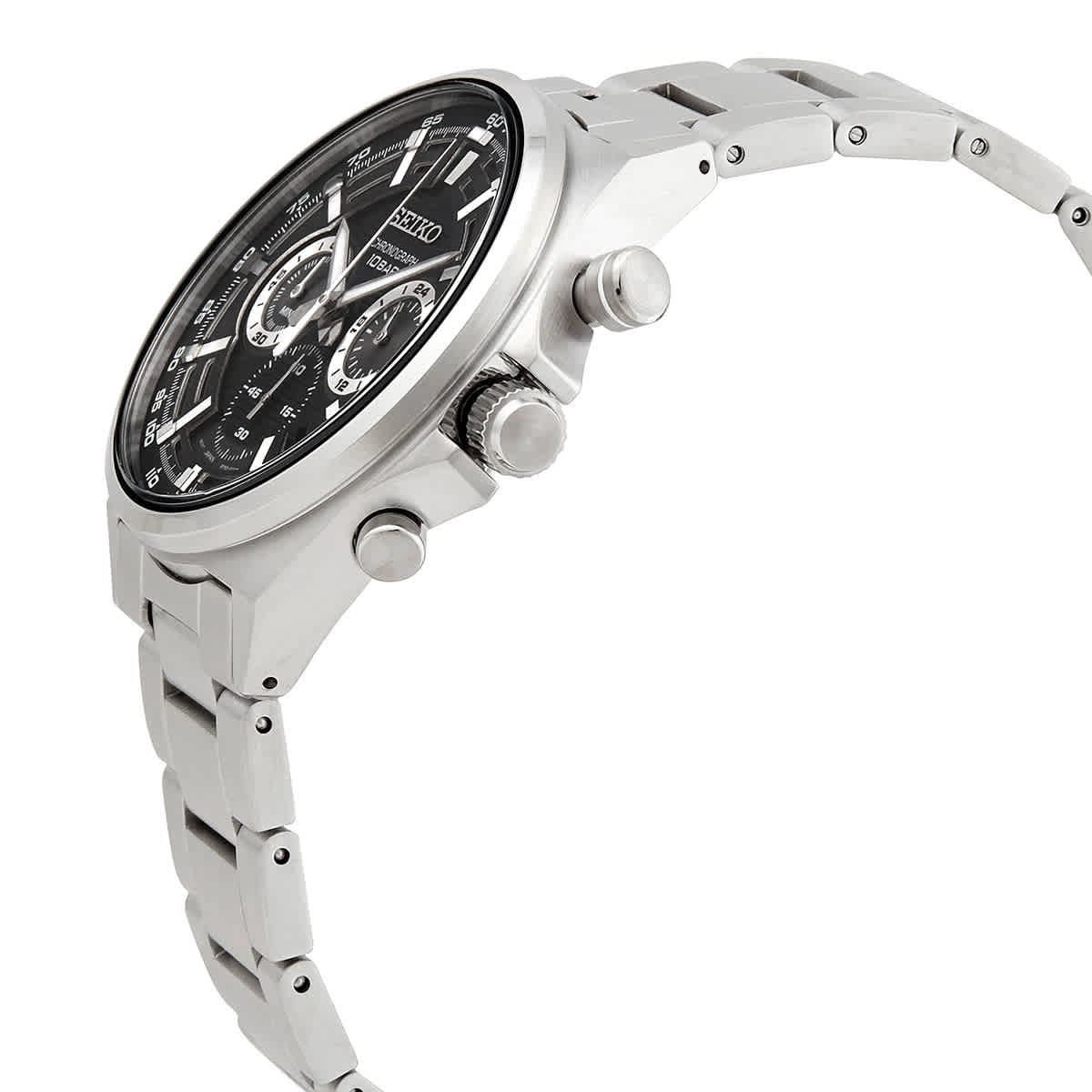 Core Chronograph Quartz Black Dial Mens Watch SSB397P1