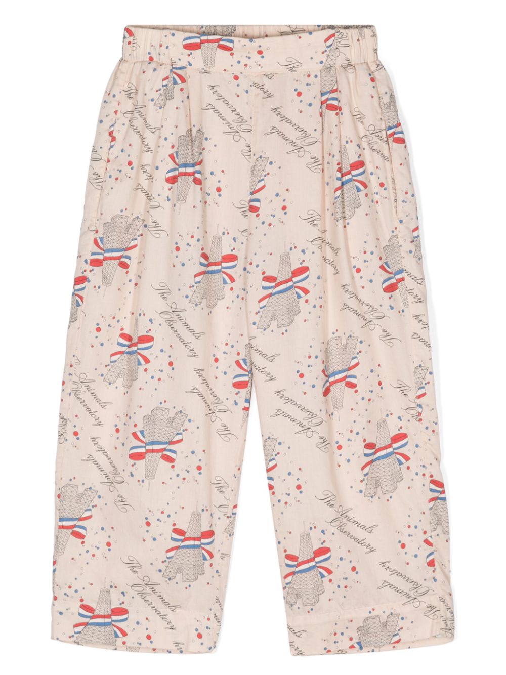Antelope Eiffel-print trousers - Pink