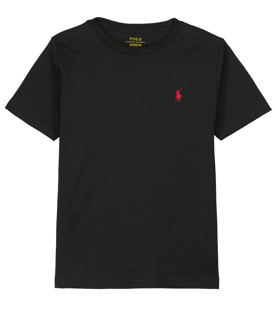 Polo Ralph Lauren Kids Embroidered cotton T-shirt