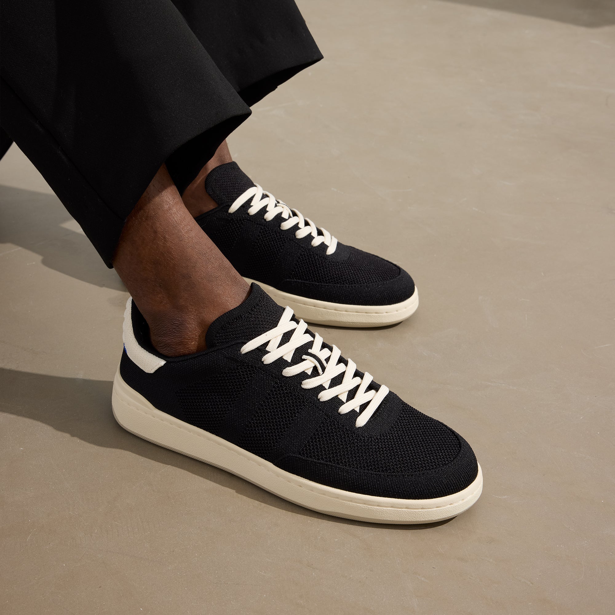 Men's Court Sneaker in Black/Neutral