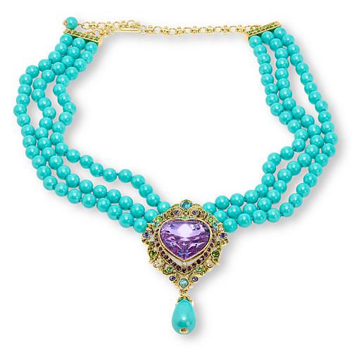 Heart Of My Heart Gold-Tone Bead Necklace