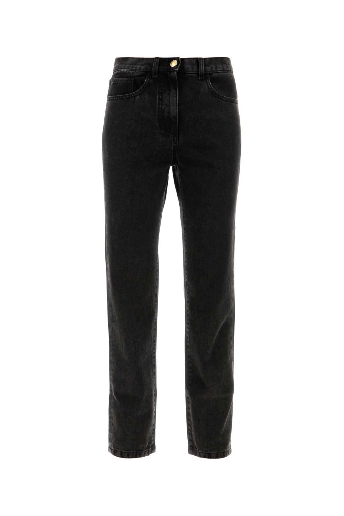 Black Denim Jeans — Black