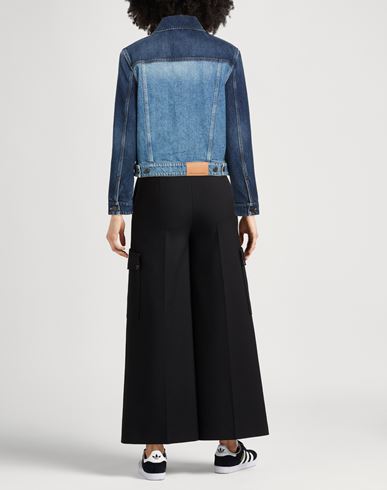 Woman Denim outerwear Blue Size XS Cotton