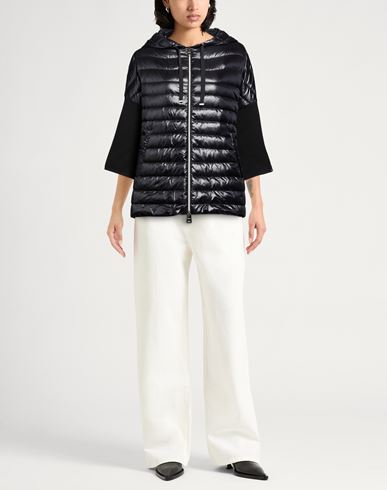 Woman Puffer Black Size 10 Cotton, Polyamide, Polyester