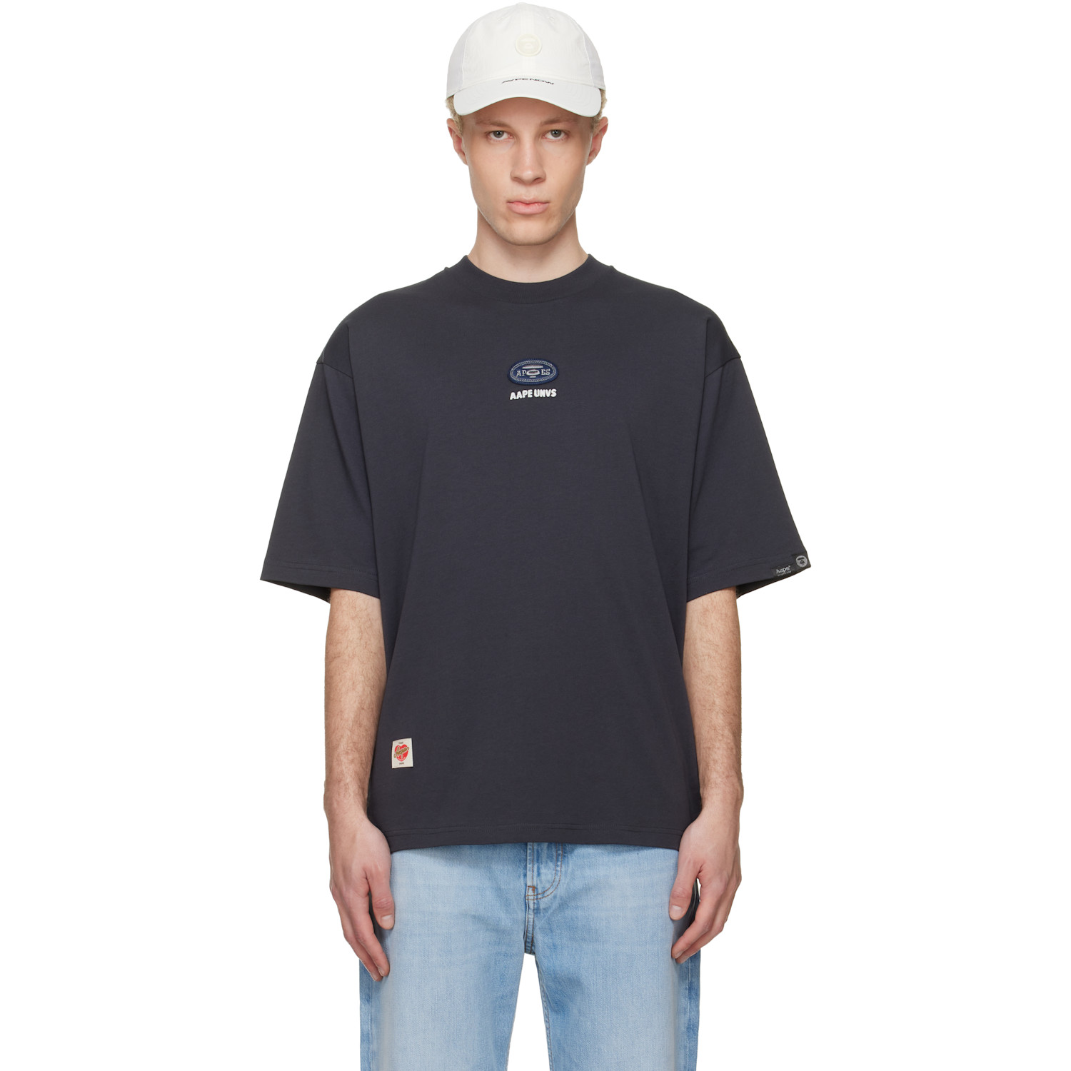 Gray 'AAPE' Fancy Main T-shirt