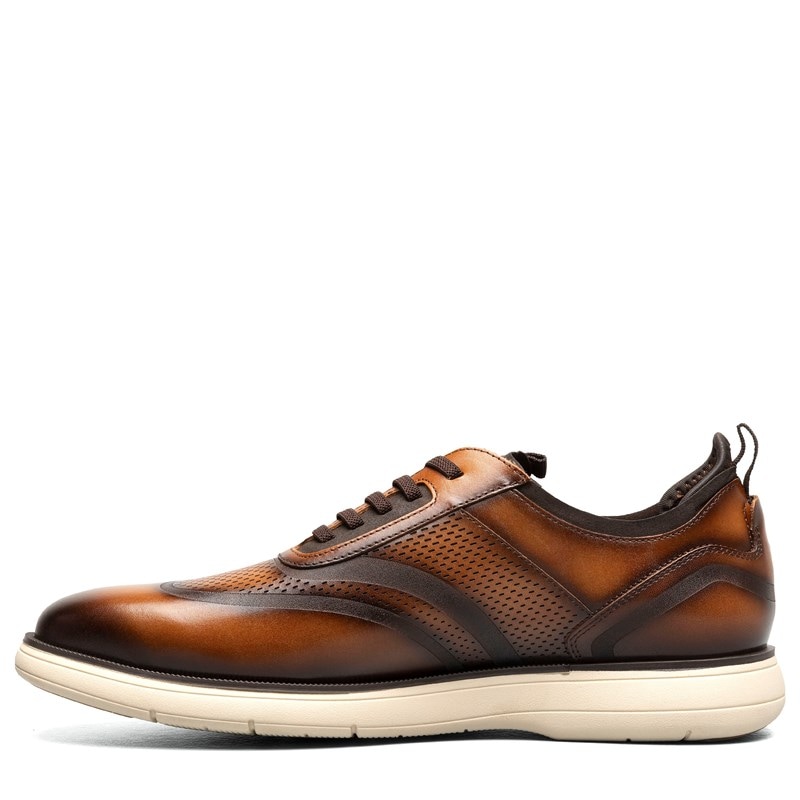 Men's Edgewood Wingtip Oxford Shoes (Cognac)