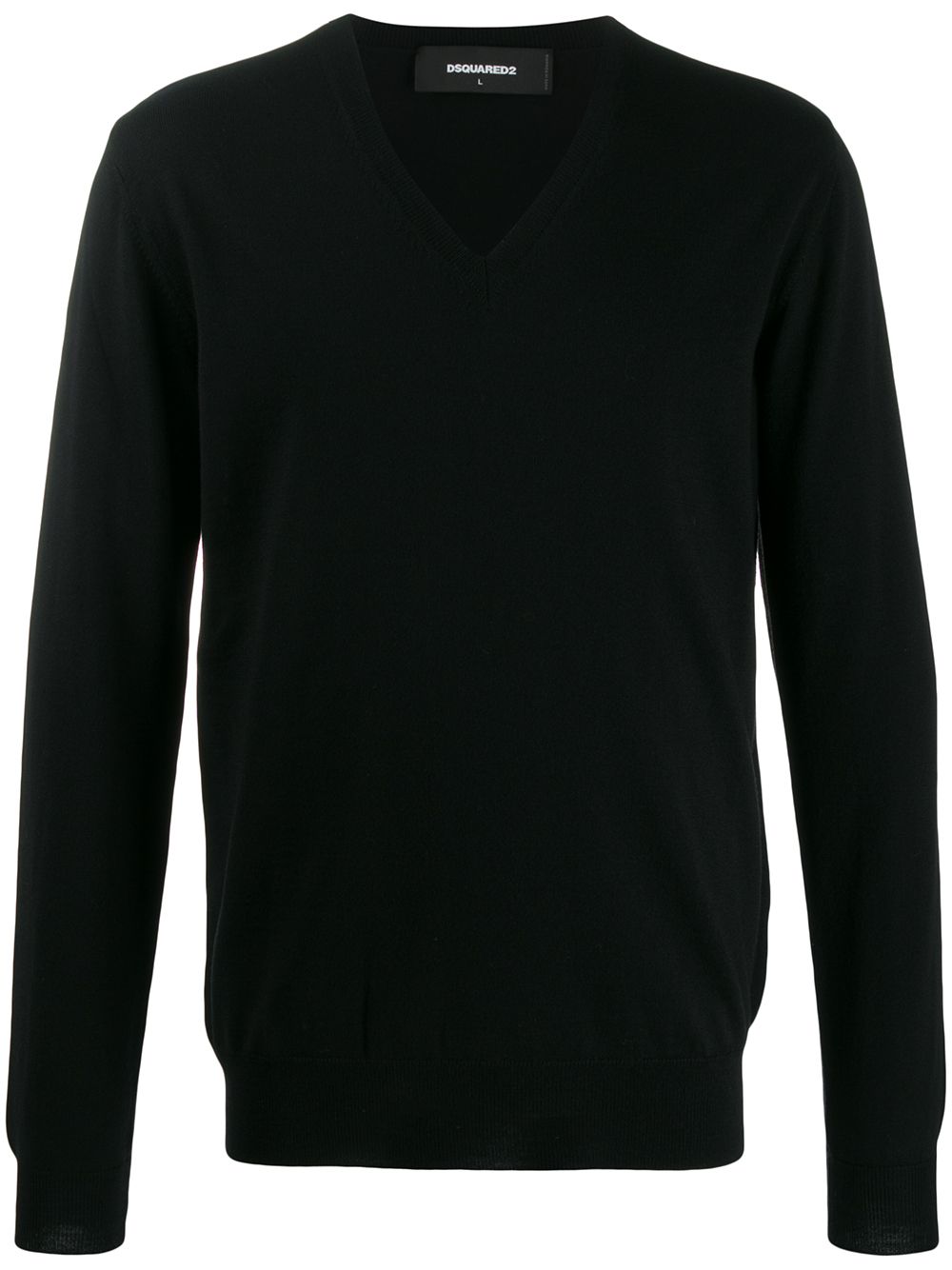 V-neck sweater - Black